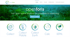Desktop Screenshot of openforis.org